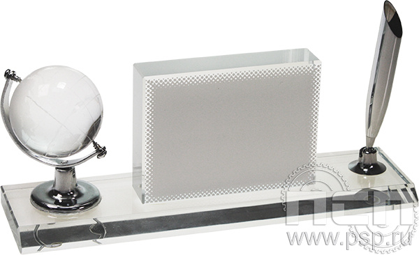 Фотокристалл 80х60 мм Настольный набор глобус в футляре  8.20.94