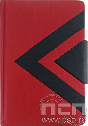 Ежедневник А5 Waves красный/черный 111874 1.3.4.32