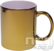 Кружка под сублимацию зеркальная золотая 4.1.19