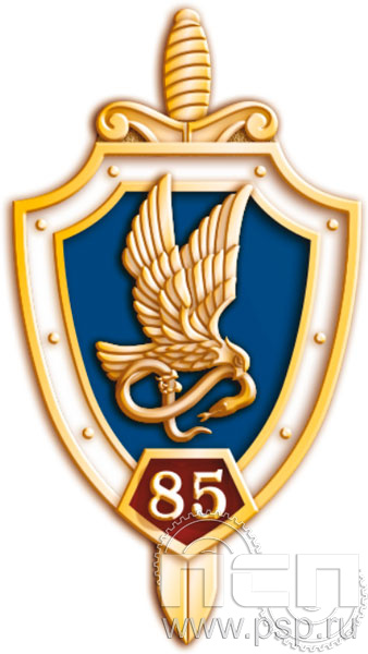 423.0. Значок "85 лет ОКС МВД РФ"