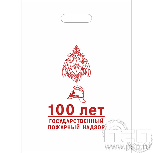 8.4.1. Пакет белый полиэтиленовый с надпечаткой  "ГПН 100 лет"