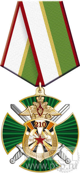 27.65.1. Нагрудный знак "210 лет Топографическая служба ВС РФ"