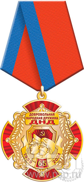 274.10.1. Нагрудный знак "65 лет Добровольная народная дружина"