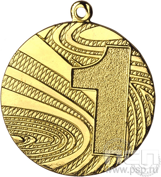Медаль 1 место MMC6040/G 40 2мм