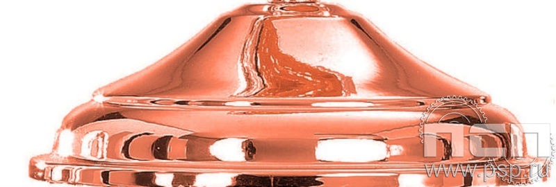 Крышка металлическая D-120 H- L01/120C