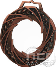 Медаль стеклянная с металлической рамкой MGM8050/B Д-80 (4)