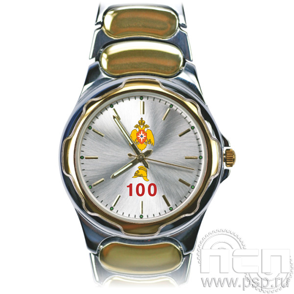 2.1.1.5. Часы Луч-Президентские кварцевые (металл.браслет) "ГПН 100 лет"