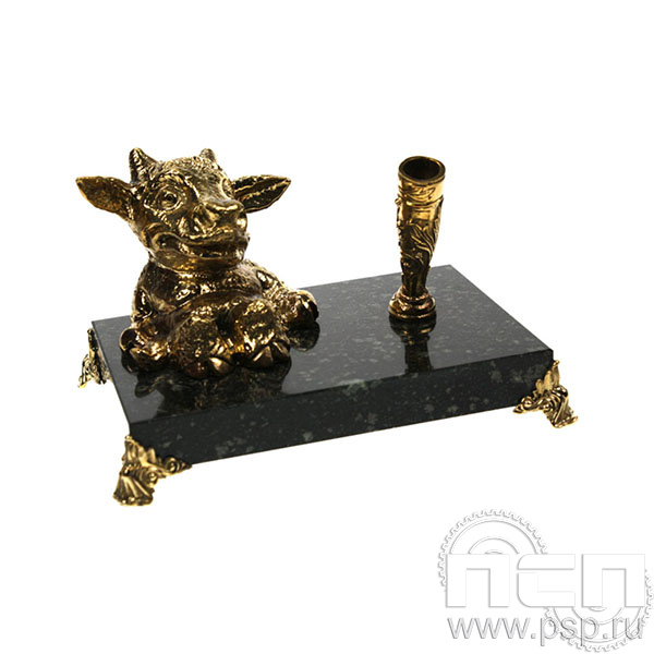 7.4.22 Письменный прибор Бык Росрезерв 95 лет