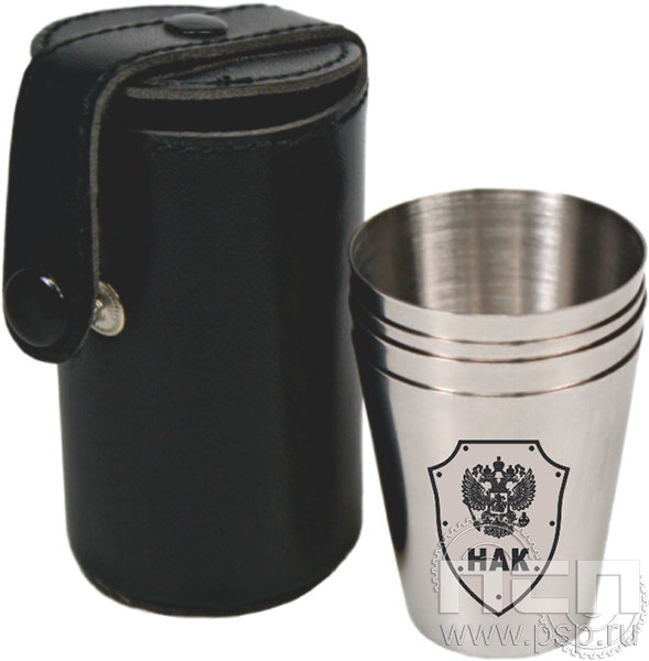 4.3.4. Набор стаканчиков в футляре 4 шт "Национальный антитеррористический комитет 20 лет"