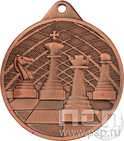 Медаль Шахматы MMC34050/B (50) G-2мм