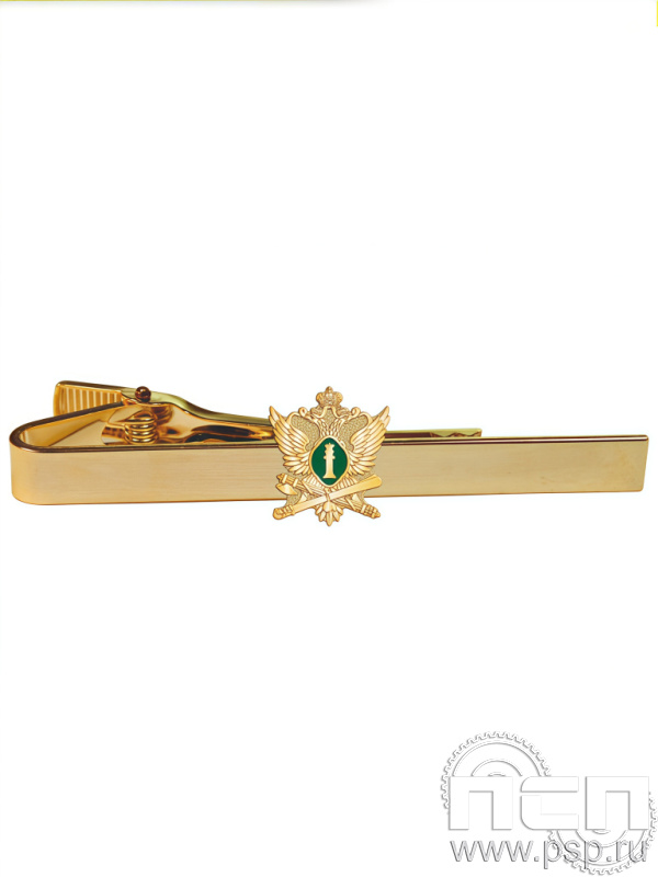 Заколка для галстука ФССП России желтая 6.3.1.708