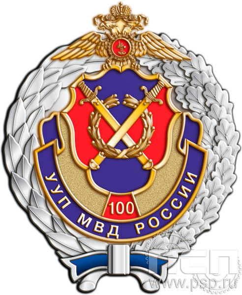 Нагрудный знак «Участковые уполномоченные УУП МВД 100 лет» 306.16к