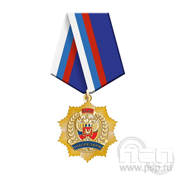 5.2к(с) Нагрудный знак Росрезерв 95 лет