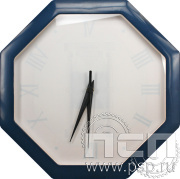 Часы настенные "Салют" восьмигранные синие 2.4.2.2