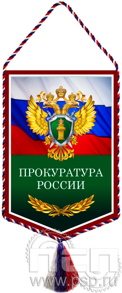 12.1.2. Вымпел тканевый "Прокуратура России"