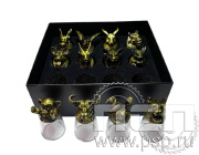 Набор рюмок перевёртыши (12 штук) 4.12.40