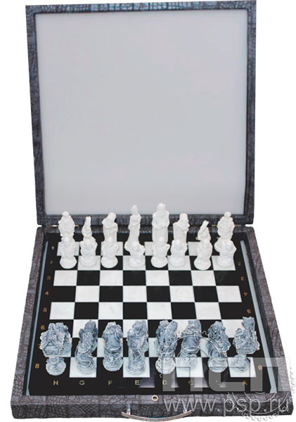 7.10.683. Шахматы подарочные из камня (в чемодане) 