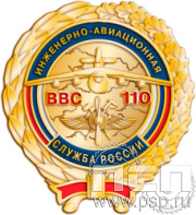 884.0. Значок "110 лет Инженерно-авиационная и Штурманская службы ВВС"