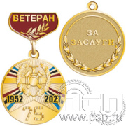 245.0.56. Медаль "75 лет Трубопроводные войска России. Ветеран"