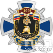5.2 (а) Нагрудный знак  2 уровня "100 лет государственный пожарный надзор"