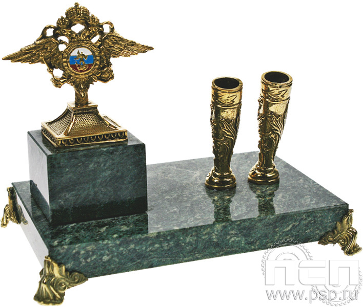 7.4.34. Письменный прибор Орел "Госавтоинспекции МВД России 90 лет"