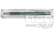 Шариковая ручка KOSKO зеленая  в футляре 1.4.5