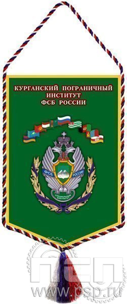 12.1.2. Вымпел тканевый с символикой ВУЗа силовых структур