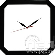 Часы настенные черные (квадрат) 2.4.10.4