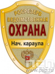 1742.0. Жетон "Ведомственная охрана Росрезерв"