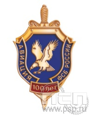 334.0. Значок "100 лет Авиация ФСБ"