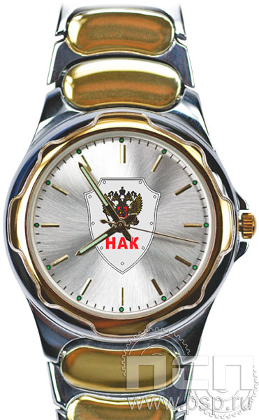 2.1.1.5. Часы Луч-Президентские кварцевые (металл.браслет) "НАК"