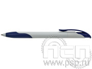 Ручка шариковая Challenger Soft бело-синяя 2417бс