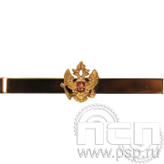 Заколка для галстука желтая со значком 6.3.1(орел ФСБ)