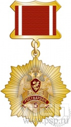 82.74.5. Нагрудный знак "5 лет Росгвардия"