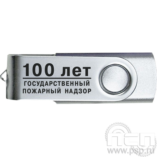 8.3.4. Флеш-накопитель USB 16GB цвет серебро "ГПН 100 лет"