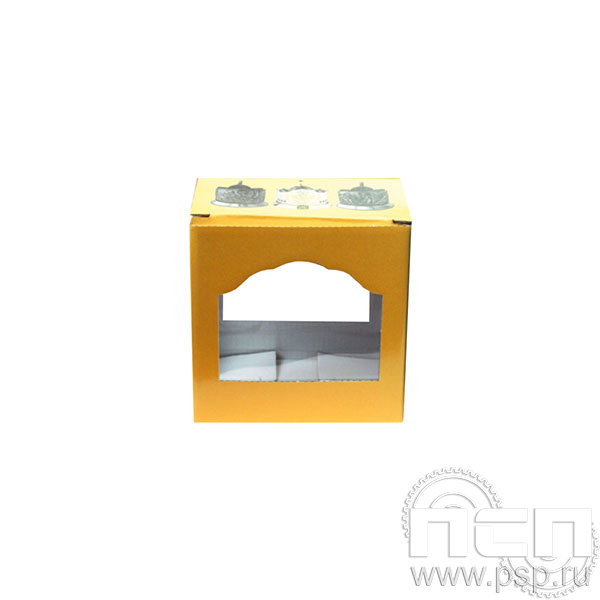 4.01.3 Коробка сувенирная для подстаканника Ракетно-космическая промышленность 80 лет