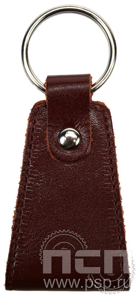 Брелок формы трапеция, коньяк BR.3.A