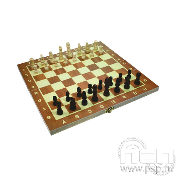 W001M Набор 3 в 1 (шашки, шахматы, нарды) Красная Лошадь