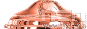 Крышка металлическая D-90 H- L01/90C