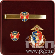 9.6. Комплект наградной с заколкой для галстука и значками "85 лет КРУ МВД России"
