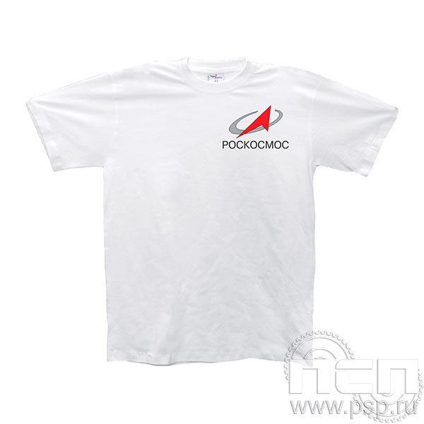 8.10.2 Футболка белая Ракетно-космическая промышленность 80 лет