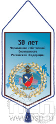 12.1.2 Вымпел тканевый "УСБ МВД России 30 лет"