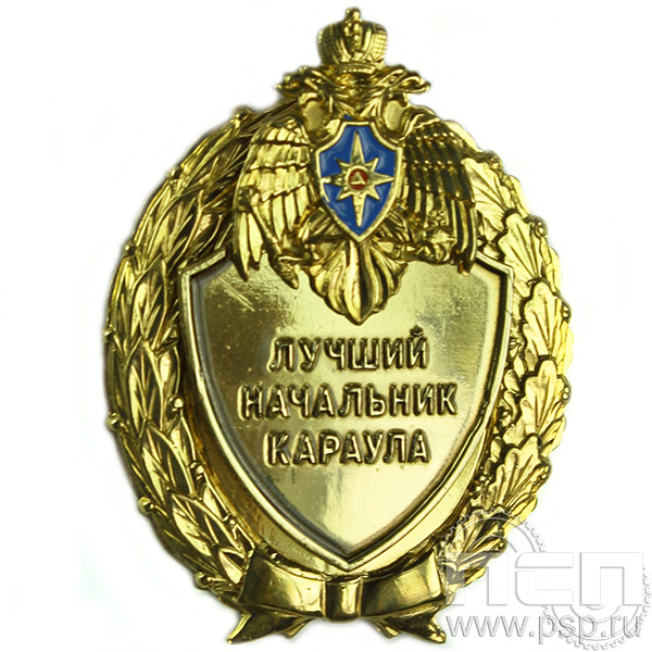 Нагрудный знак «Лучший начальник караула» 5.05.12к
