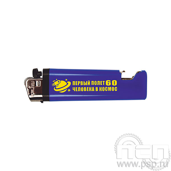 8.2.1 Зажигалка пластмассовая LIBERTY с симв. (ITALY) Ракетно-космическая промышленность 80 лет