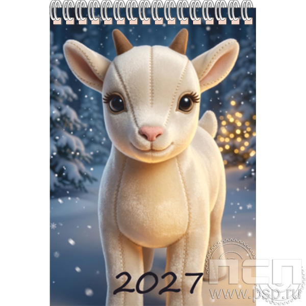 12.2.2. Блокнот А6 "Новый 2027 год" в ассортименте