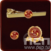 9.6. Комплект наградной с заколкой для галстука, значком и нагрудным знаком "50 лет Всероссийское общество автомобилистов"