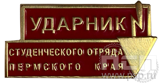 Значок «Ударник Студенческого отряда Пермского края» 234.0к