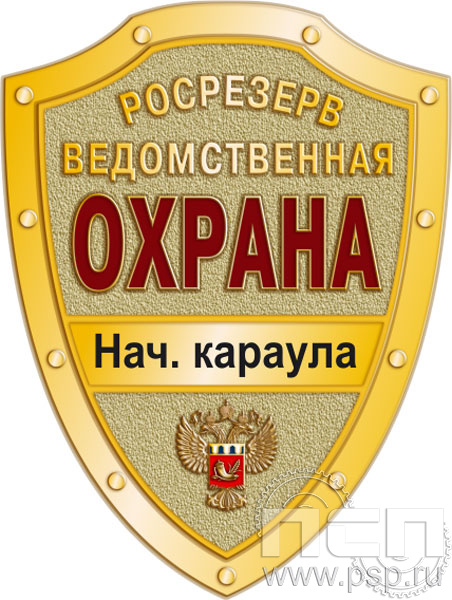 1742.0. Жетон "Ведомственная охрана Росрезерв"