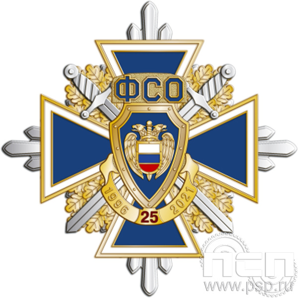 01.230. Нагрудный знак "25 лет ФСО"