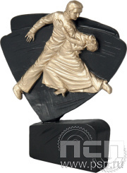 Фигурка литая Танцы 11,5 см RFEL5034/BK/G